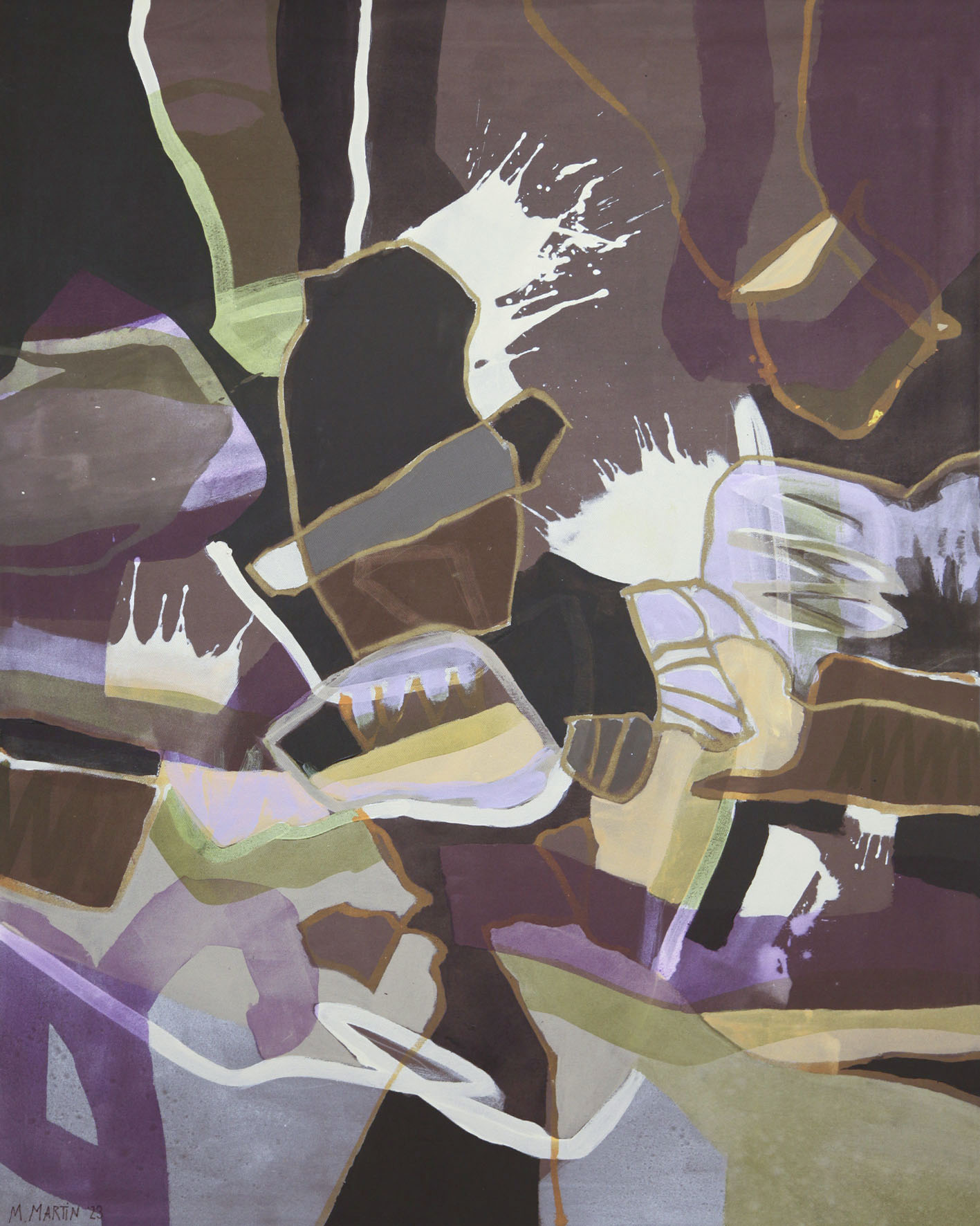 Braun II — 2023 — Acryl auf Leinwand — 150x120cm
